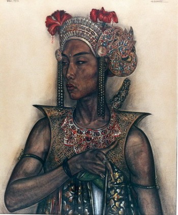 Balinese Actor as Radja In 