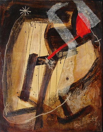Lady With White Scarf