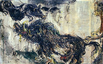 Chained Boar