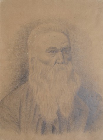 Portrait Of Rabindranath Tagore