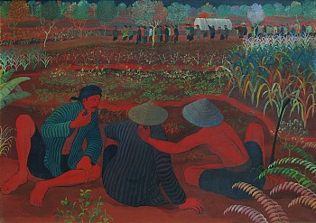 Funeral Procession In A Javanese Village